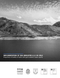 Front page of a case study on SDG 6.3.2 reporting in Chile (long version)