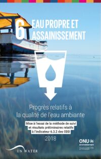première page du rapport 2018 sur l'ODD 6.3.2