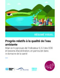 première page du résumé visuel du rapport 2024 sur l'ODD 6.3.2