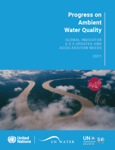 front page of the 2021 report on SDG 6.3.2