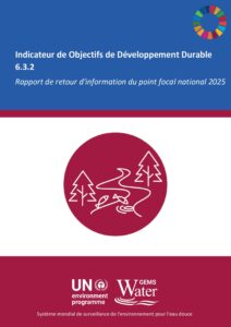 Première page du rapport national sur l'indicateur 6.3.2 des ODD