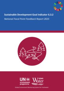 frontpage of the feedback report after the SDG 6.3.2 data drive in 2023